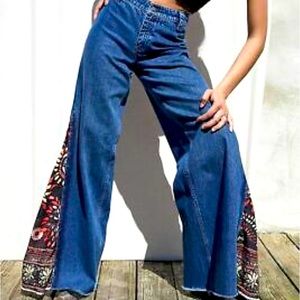 Free People extreme wide leg Sahara size 27